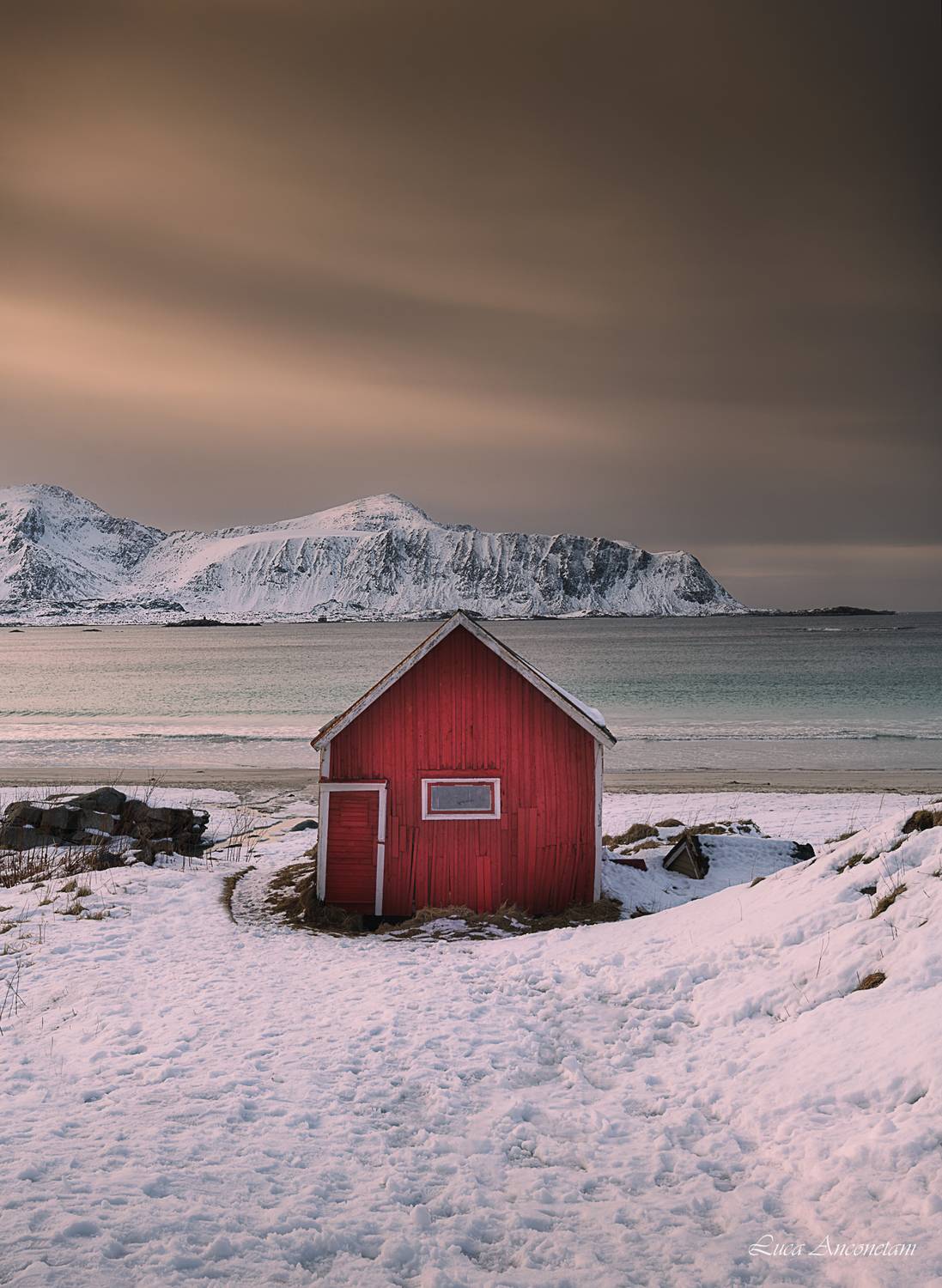 lofoten norway travel snow winter landscape, Anconetani Luca