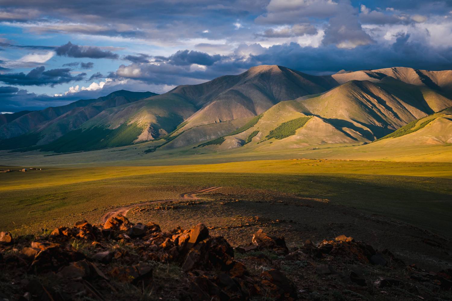 алтай, закат, горы, Фоменко Артем