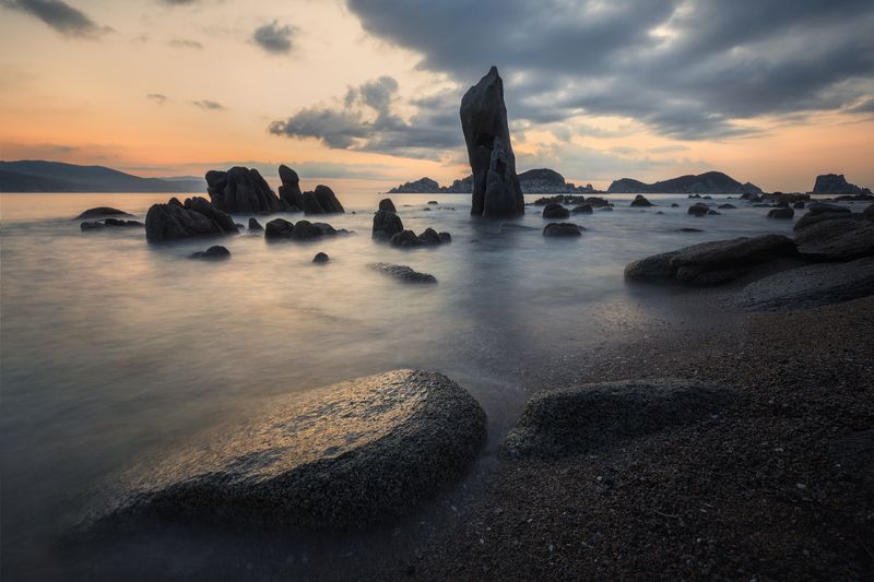 Утро в бухте Триозерье. Приморье. фото превью