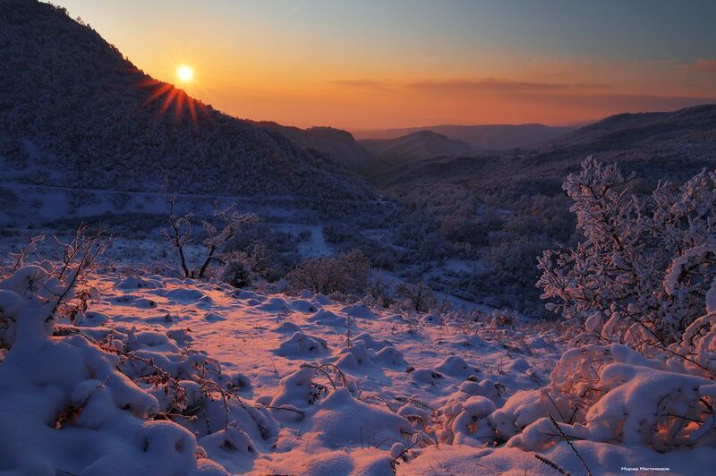 Утренний пейзаж.. фото превью