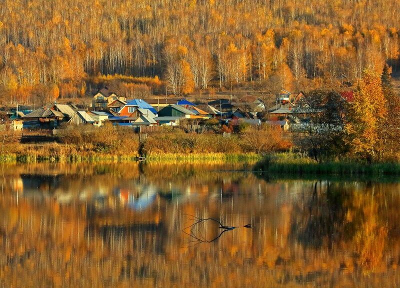 отражение Жила-плыла ветка фото превью