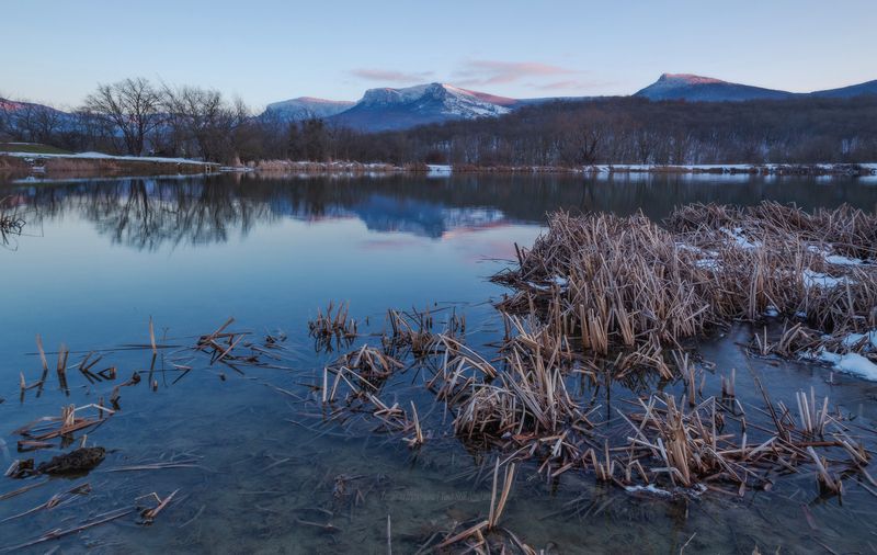 крым, суаткан, пейзаж, богатое ущелье,  crimea, landscape, горы крыма, крымский пейзаж, зима в крыму, nature, природа, foggy, forest Февраль в горах Крыма фото превью