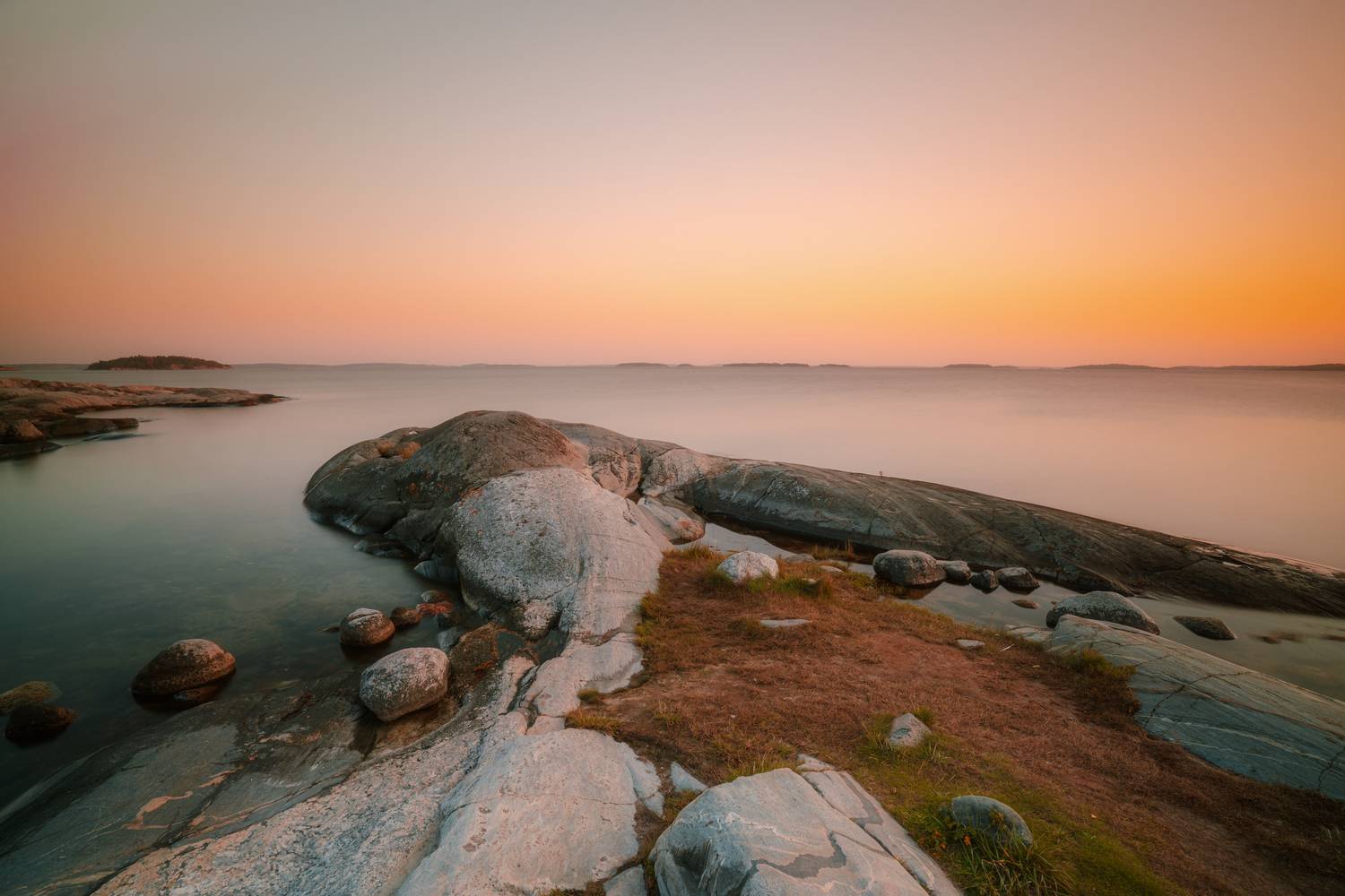 архипелаг, швеция, закат, Soul