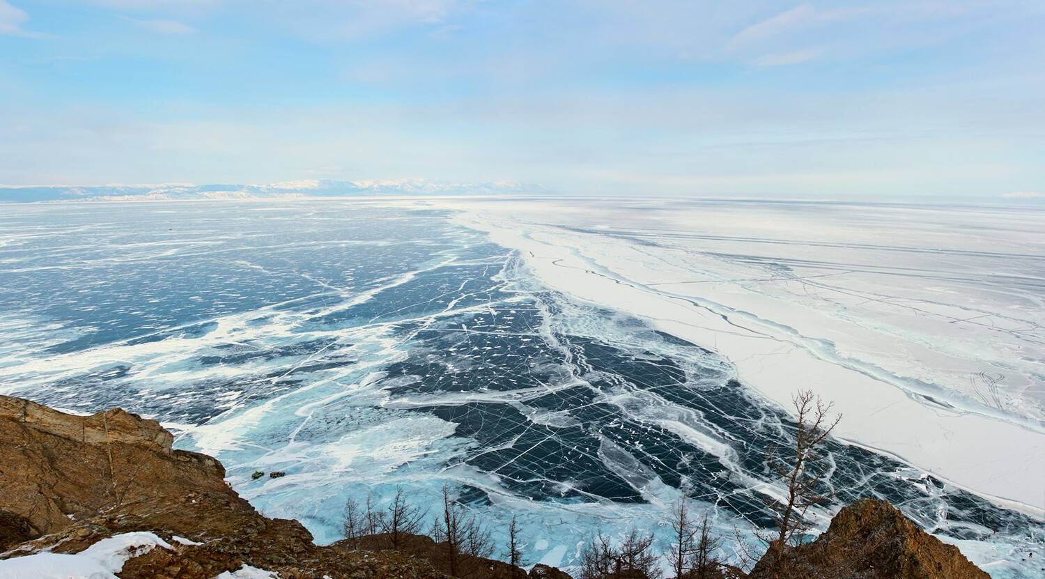 байкал, панорама, хобой, лед, зима, Юрий Мальцев