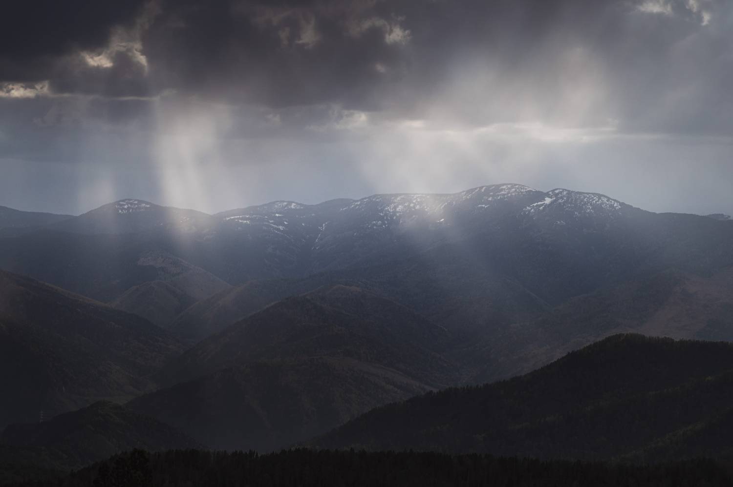 саяны, гладенькая, борус, саяно-шушенский район, горы, закат, Андреева Светлана