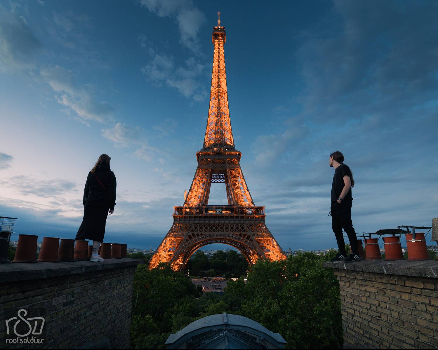Paris, France, roof, urban, urbex, people, Голубев Алексей