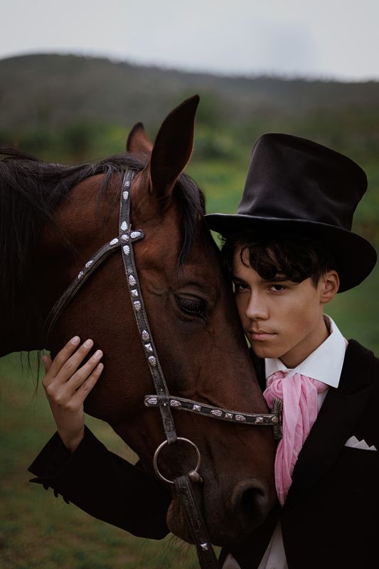 Конь фото превью