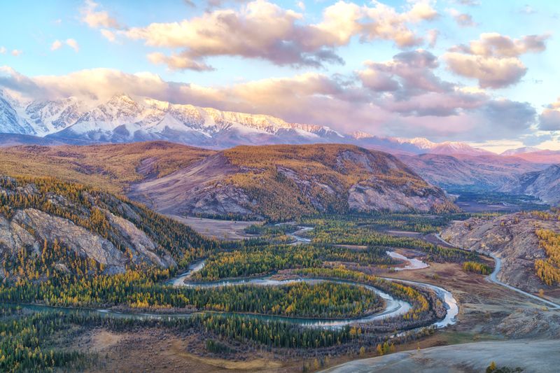 Алтай, Россия, Чуйский меандр, Чуйский меандр фото превью