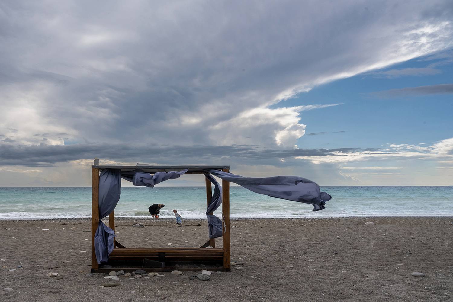 Абхазия лето море Гагры, Владислав Шерман