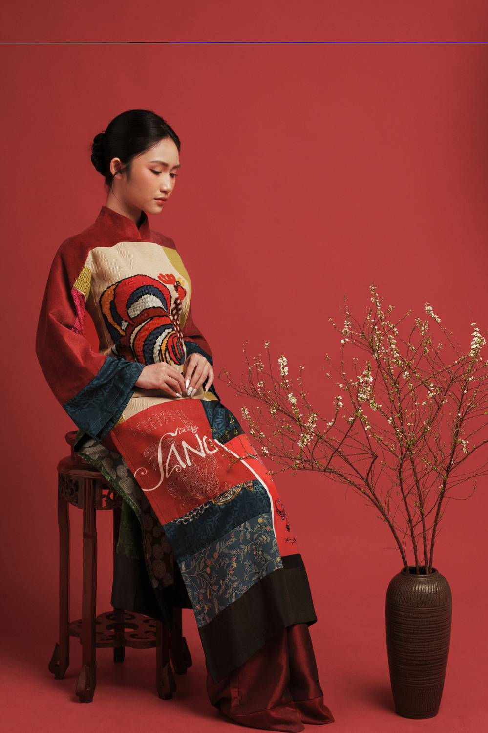 ao dai, viet nam, girl, studio, Tran Minh Quan