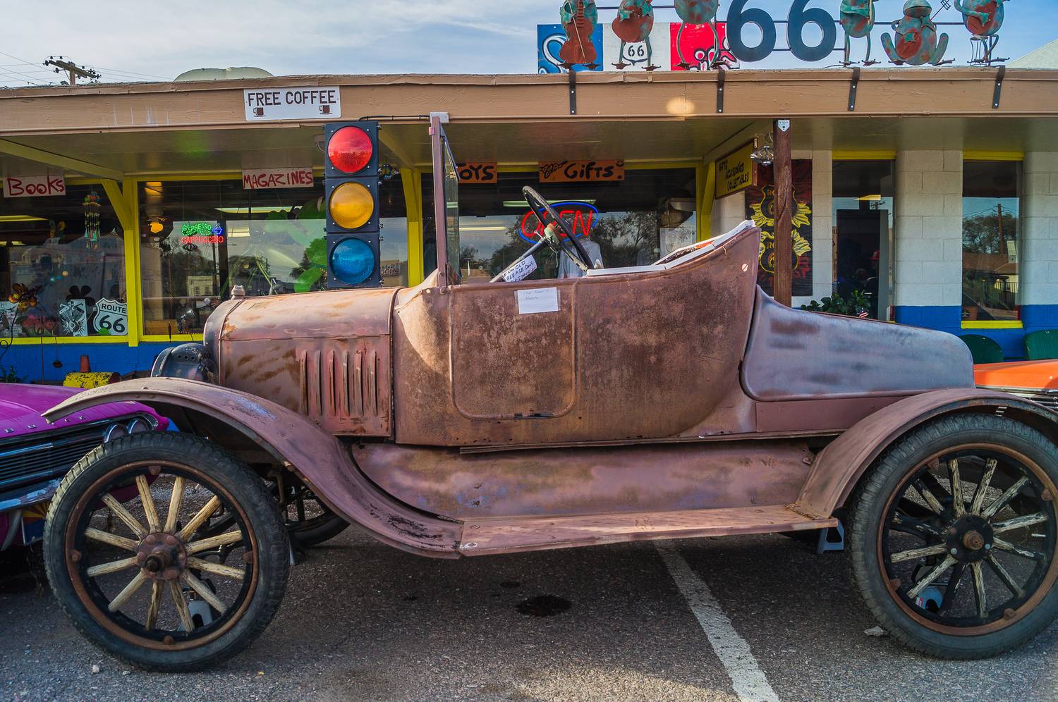 США, Селигман, трасса 66, Лариса Дука