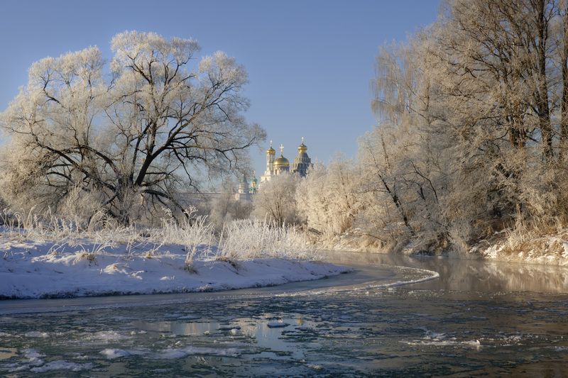 Морозное утро на Истре фото превью