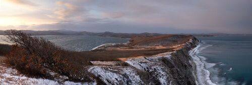 Мыс Малюзек. Зимнее Приморье.