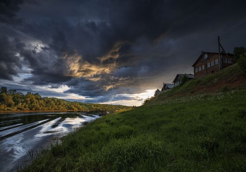 кимжа, архангельская область, туча Смятенье в небесах фото превью