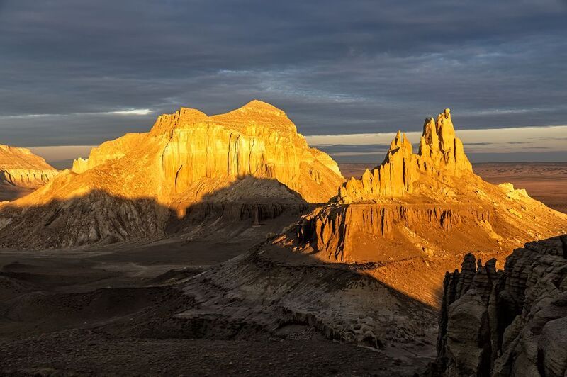 Айракты, Бозжира, Кокосем, Кокесем, Казахстан, Мангистау, Каньон, Тузбаир, отражение, Клыки, Корабль, Бокты, Лензбол, Арка, Закат, рассвет, день, пейзаж, долина шаров, яйца динозавров, Шергала, Тетис, Тирамису, Устюрт, Национальный парк, нацпарк, тучи, об Айракты фото превью