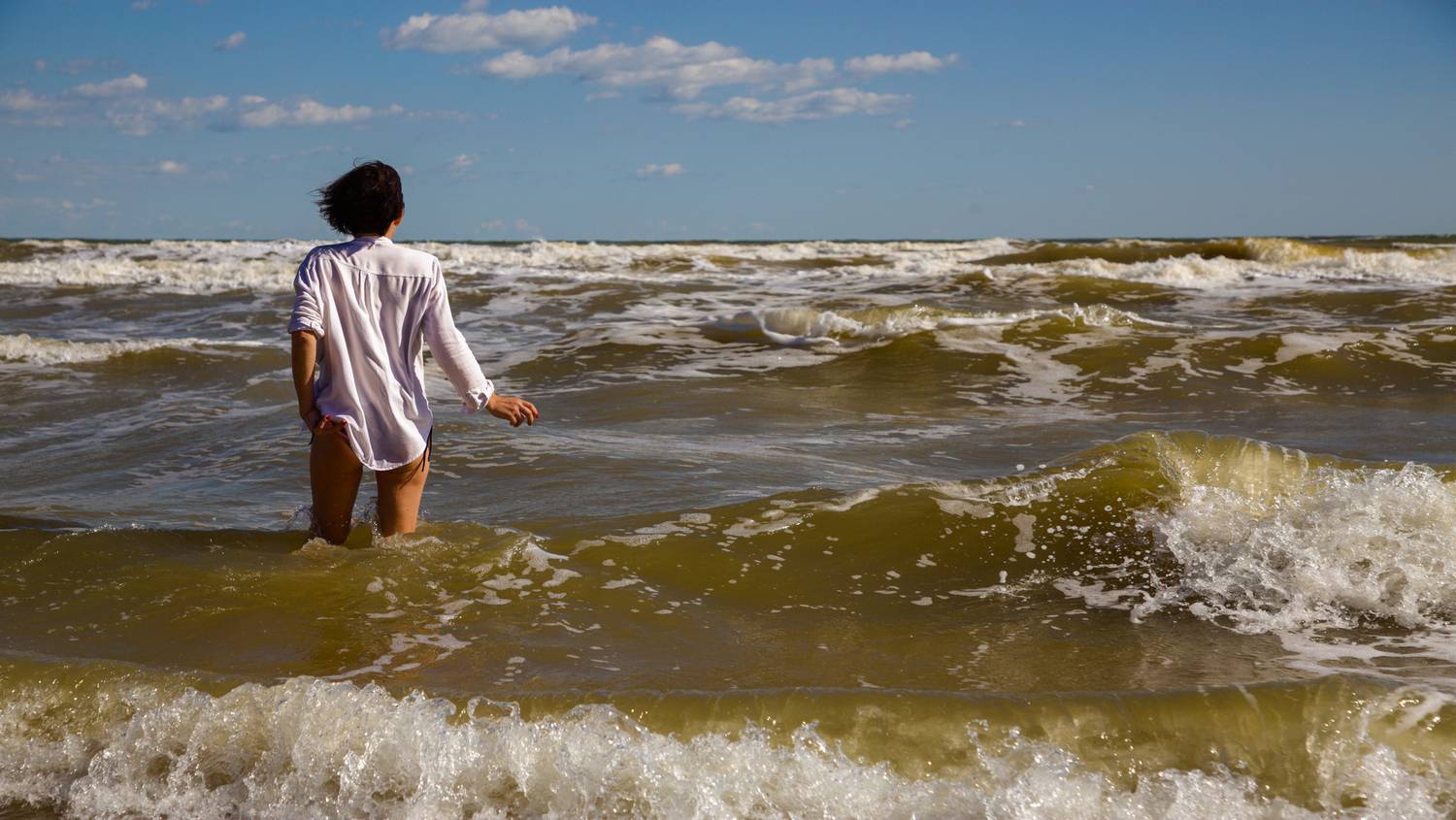 море, день, пейзаж, волны, Мурзинов Виктор