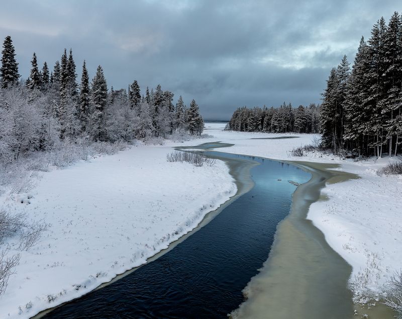 кольский полуостров, кольский Кольская акварель фото превью