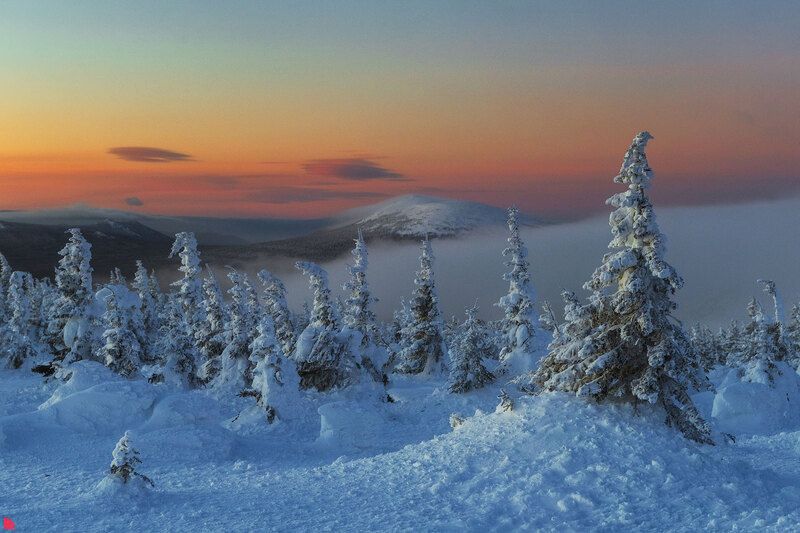 таганай, зима, метель, горы, снег Круглица фото превью