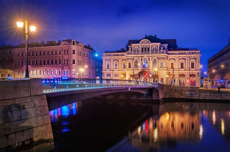 санкт-петербург, петербург, театр, малый, бдт, фонтанка, лештуков мост Дом Апраксина, БДТ, Лештуков мост через Фонтанку фото превью