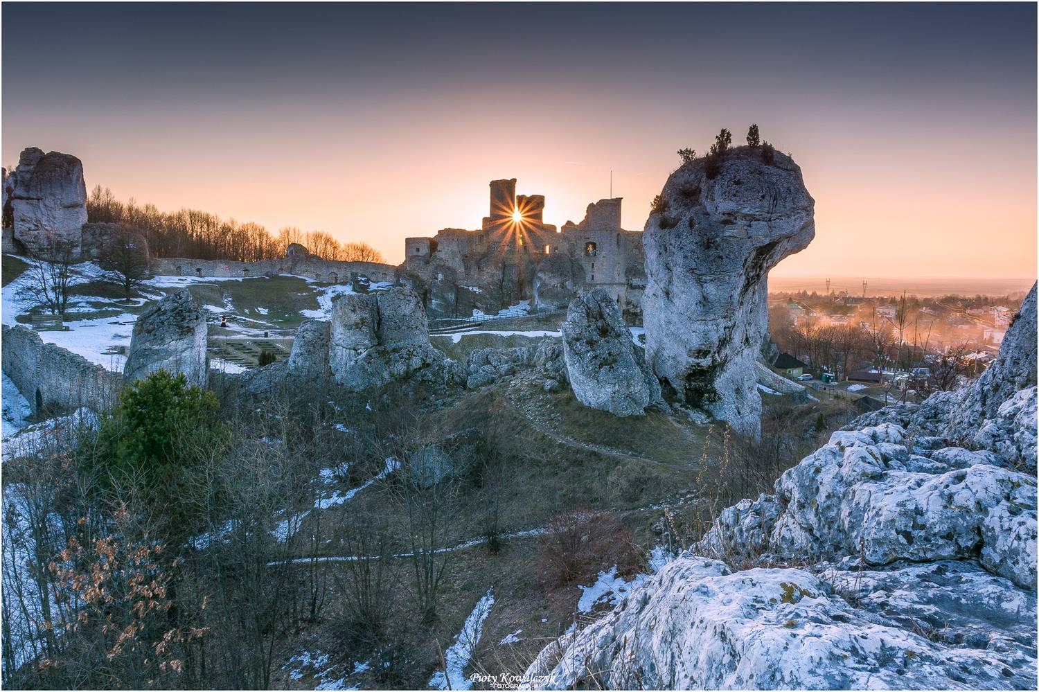 polska, zamek, ruiny, ogrodzieniec, zach&oacute;d, Kowalczyk Piotr