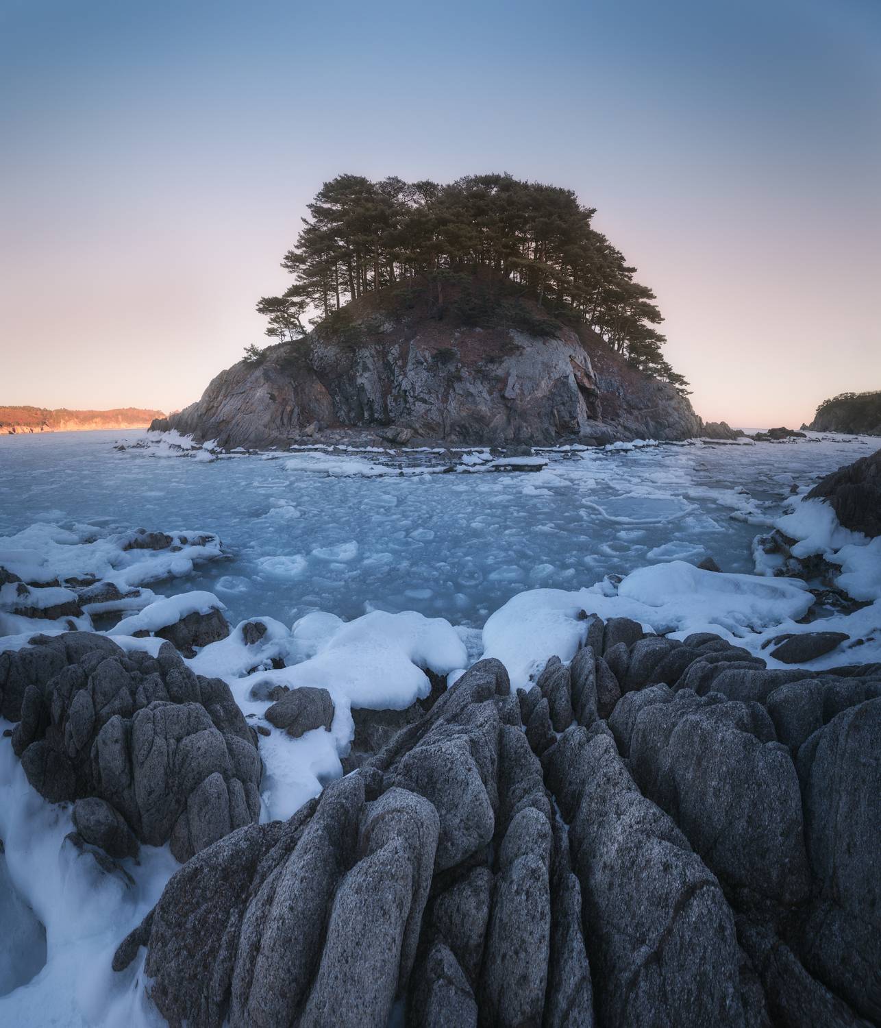 Приморье Приморский_край японское_море вечер закат, Шишкин Дмитрий