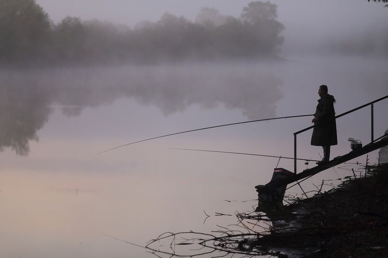 Утро на рыбалке фото превью