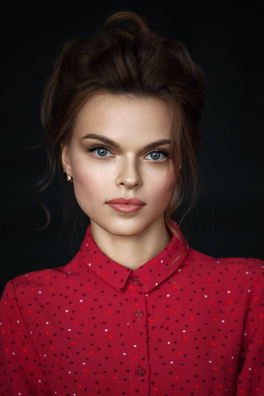 портрет девушка, Михаил Корнилов