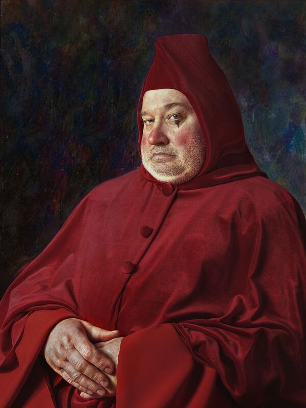 мужской портрет постановочная фотография файн арт The Pope фото превью