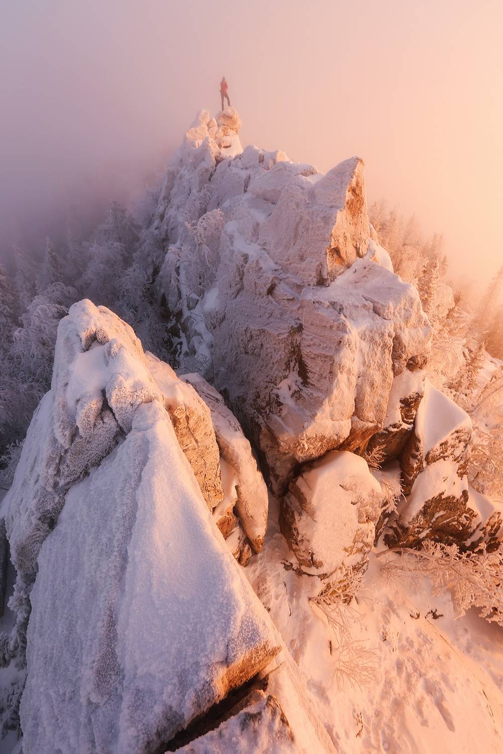 Александровская сопка, Таганай, Южный Урал, Урал, зимний пейзаж, зимний туризм, Уралтау, Сергей Гарифуллин