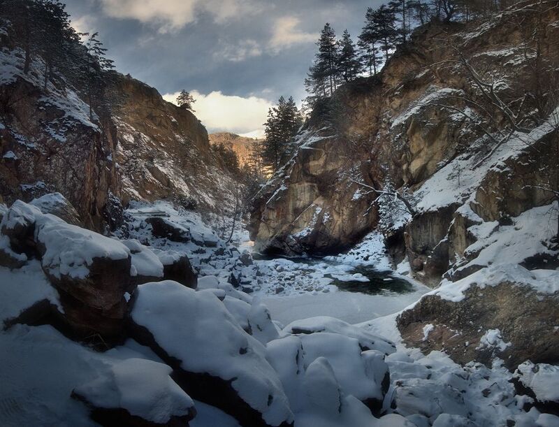 Кабардино-Балкария, горы, ущелье, пейзаж В ущелье фото превью