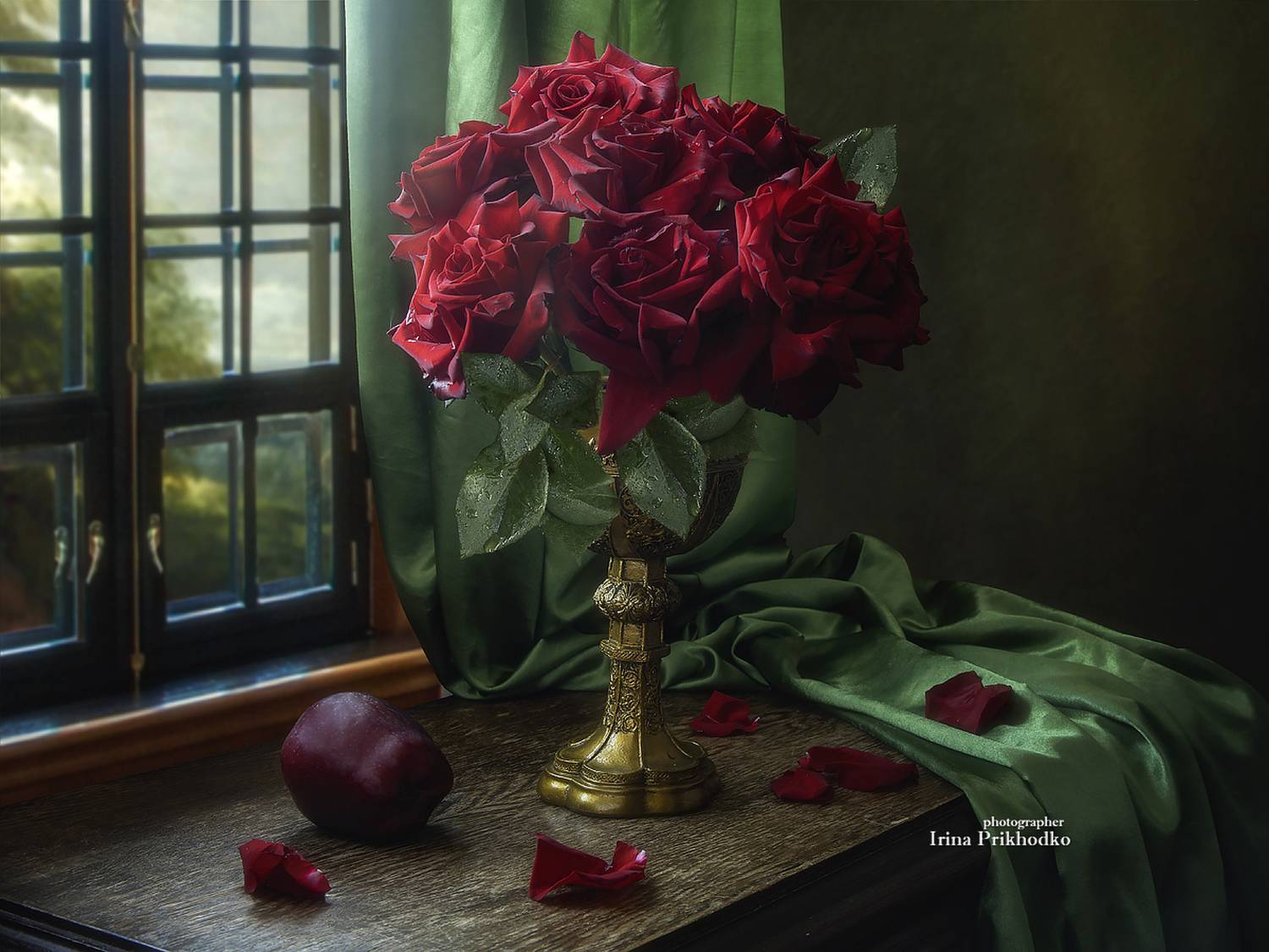 натюрморт, цветы, букеты, фрукты, интерьер, Приходько Ирина