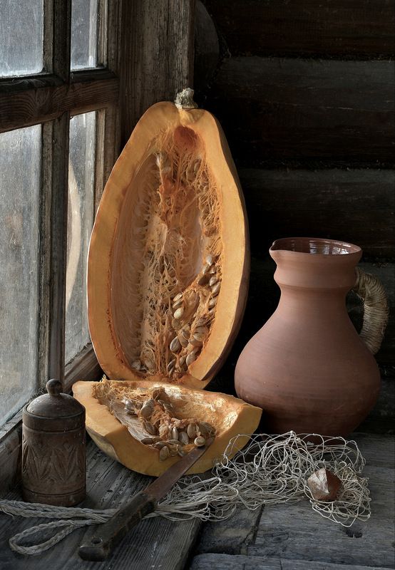 Тыква в авоське фото превью