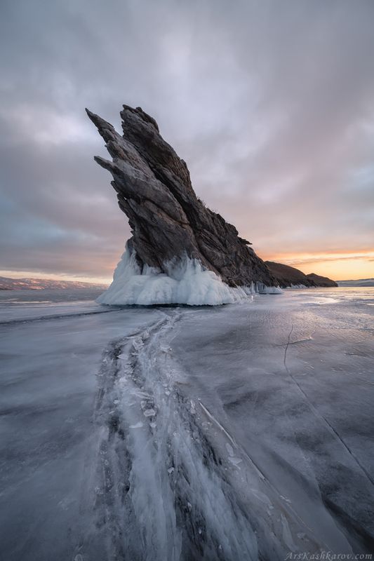 зимний байкал, байкальский лед, ольхон, малое море, чистый лёд, огой, мыс дракон \