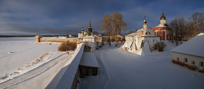 кириллов, кирилло-белозерский монастырь, зима, солнце, вологодская область Красавица зима фото превью