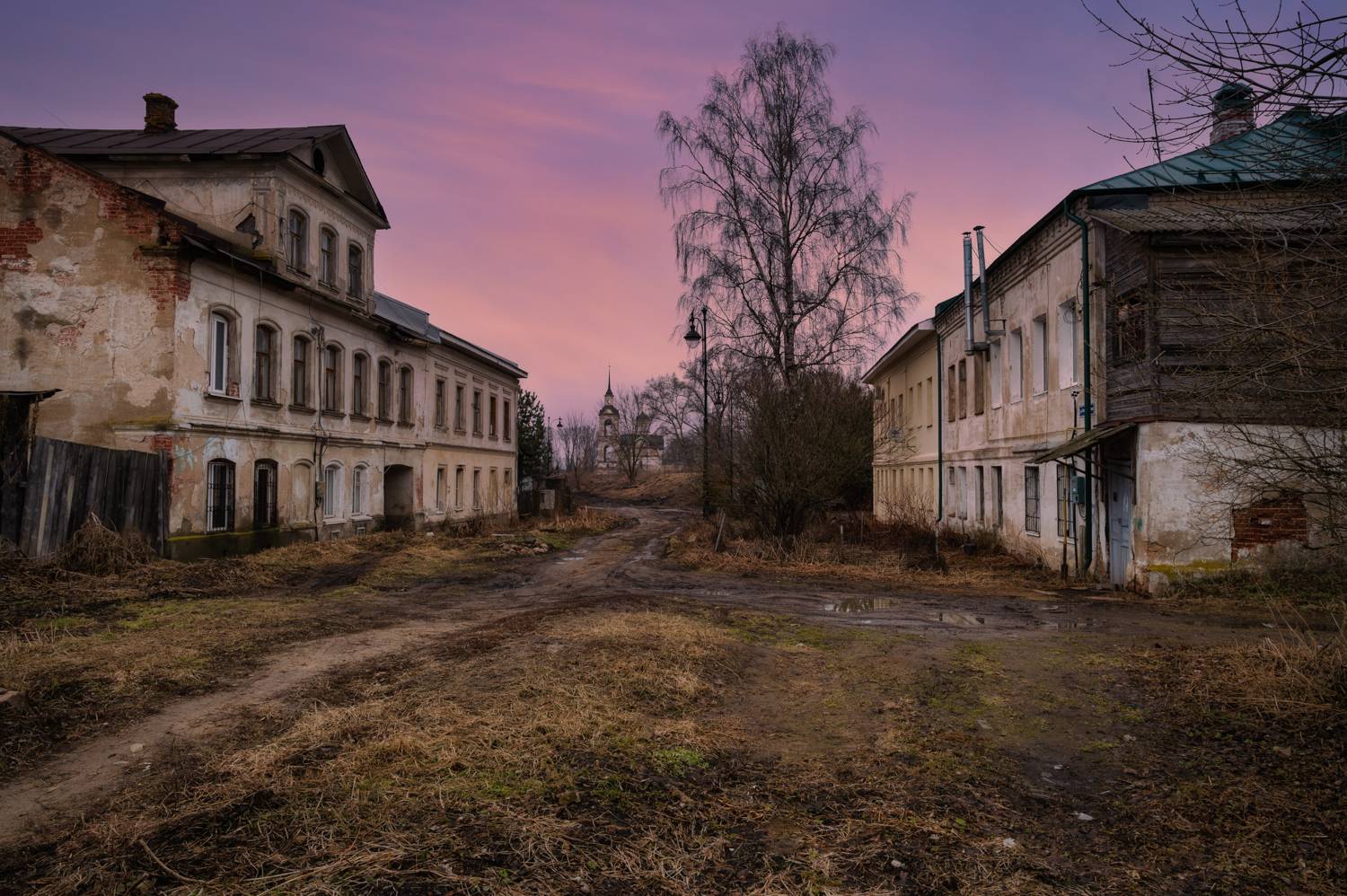 ростов великий, ярославская область, россия, весна, вечер, закат, старина, улица, церковь, Томислав Ракичевич