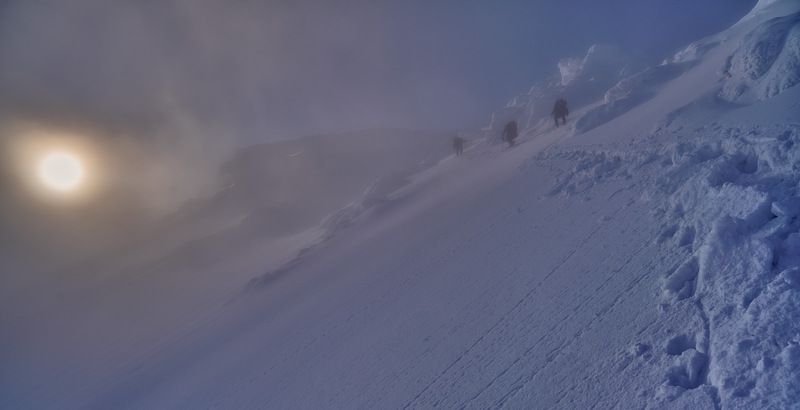 Тахтарвумчорр в тумане. фото превью