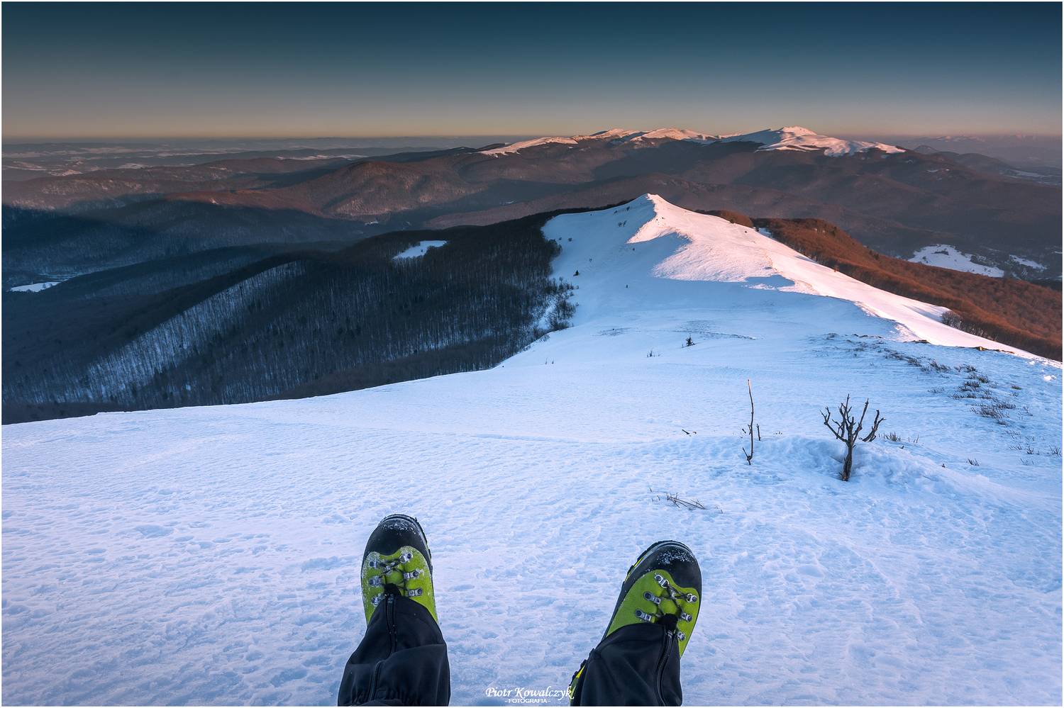 polska, zima, g&oacute;ra, bieszczady, Kowalczyk Piotr