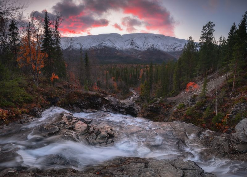 пейзаж,север ,хибины, кольский, осень  фото превью