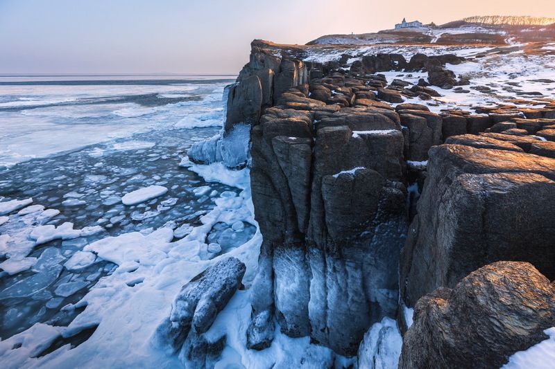 Мыс Брюса. Приморье зимой фото превью