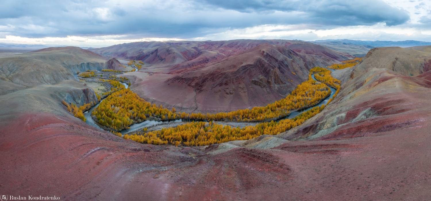 алтай, горный алтай, осень, долина реки кызылшин, кызылшин, кокоря, Кондратенко Руслан