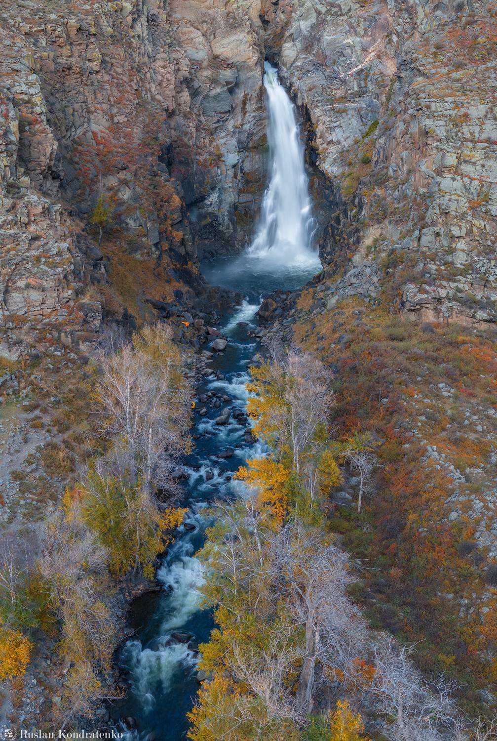 алтай, осень, горный алтай, водопад куркуре, куркуре, Кондратенко Руслан
