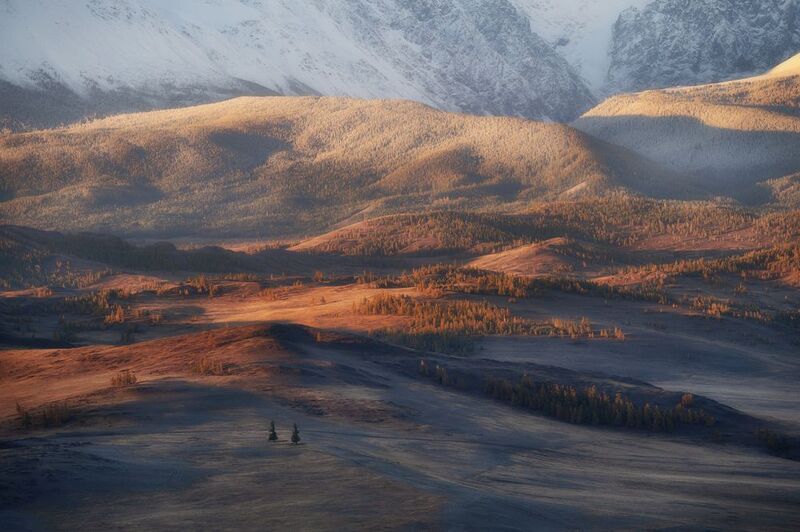 утро рассвет горы алтай *** фото превью