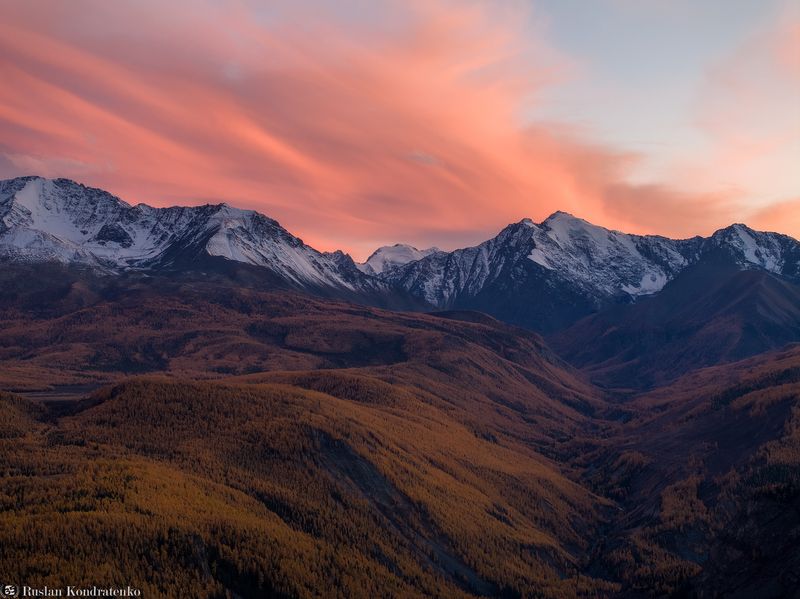 алтай, осень, горный алтай, северо-чуйский хребет Северо-Чуйский хребет фото превью