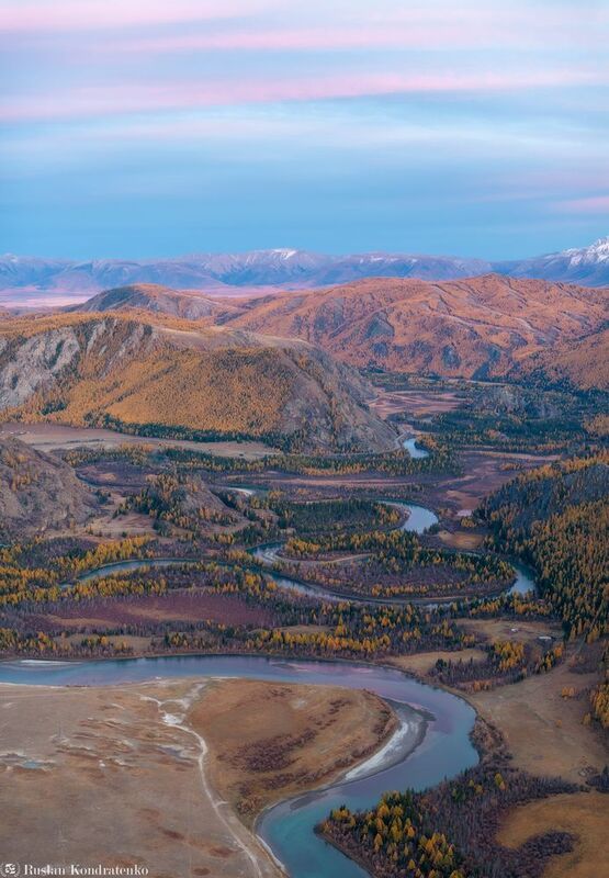 алтай, осень, горный алтай, чуя, чуйские меандры, меандры Чуйские меандры фото превью