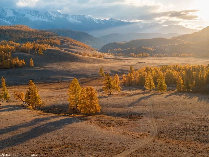 алтай, осень, горный алтай, курайская степь, курай Осенний Алтай фото превью
