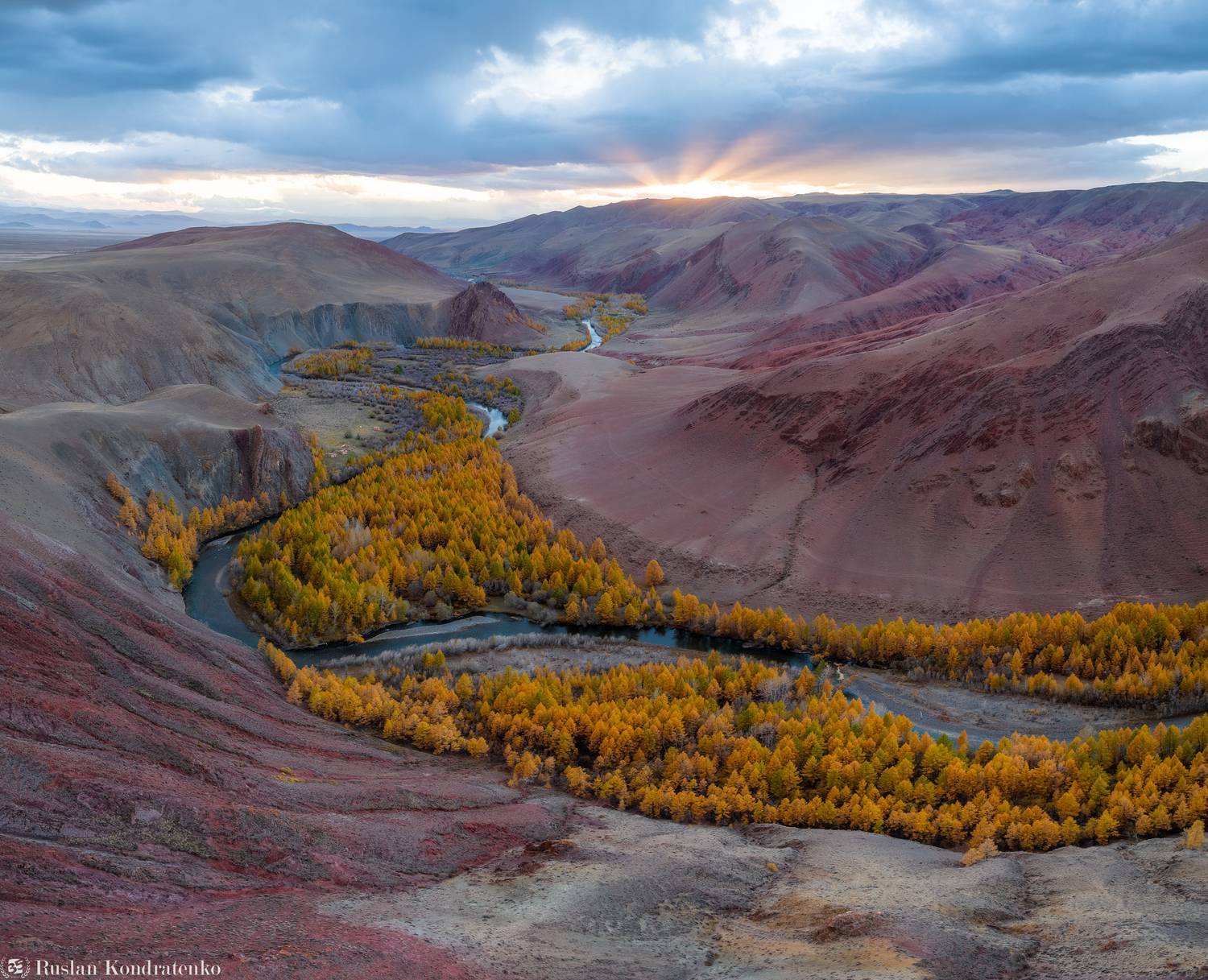 алтай, горный алтай, осень, долина реки кызылшин, кызылшин, кокоря, Кондратенко Руслан