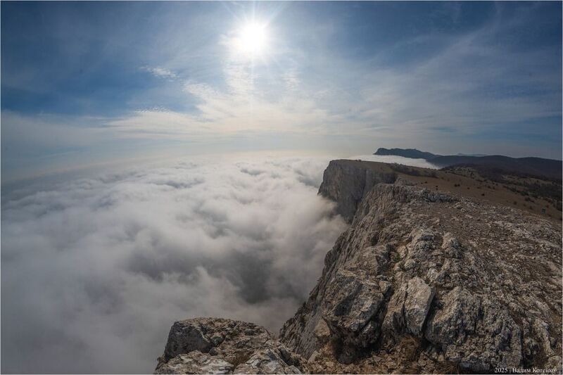 облака, крым, Край земли фото превью