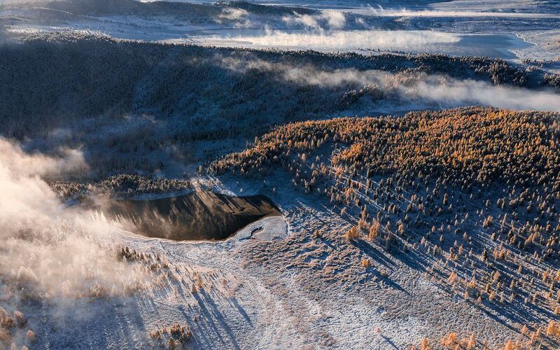 Dawn near the Ulagan pass фото превью