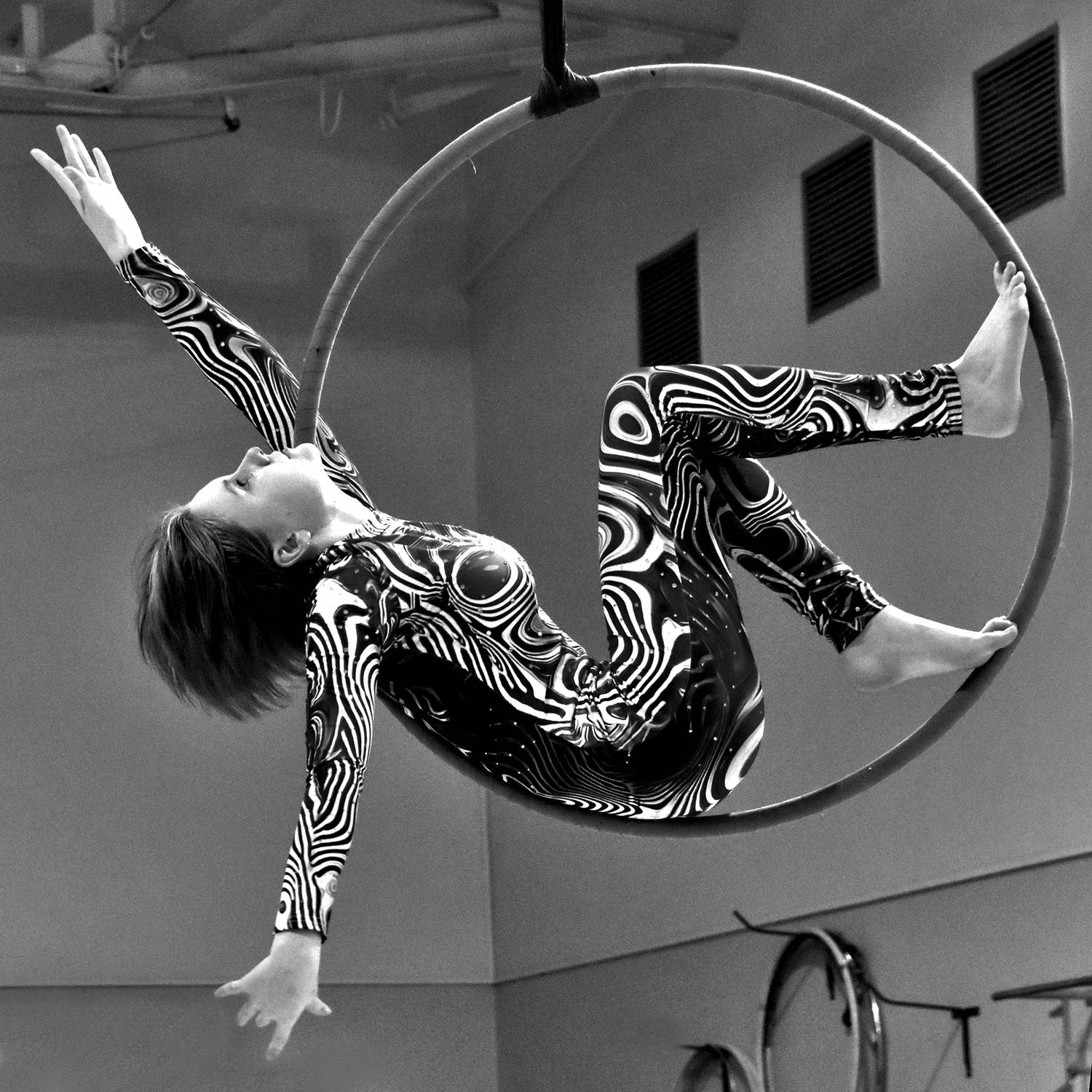 гимнастика, чб, апатиты, девушка, Николай Смоляк