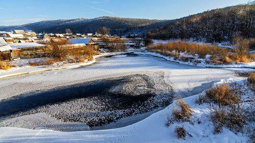Миасс замерзает